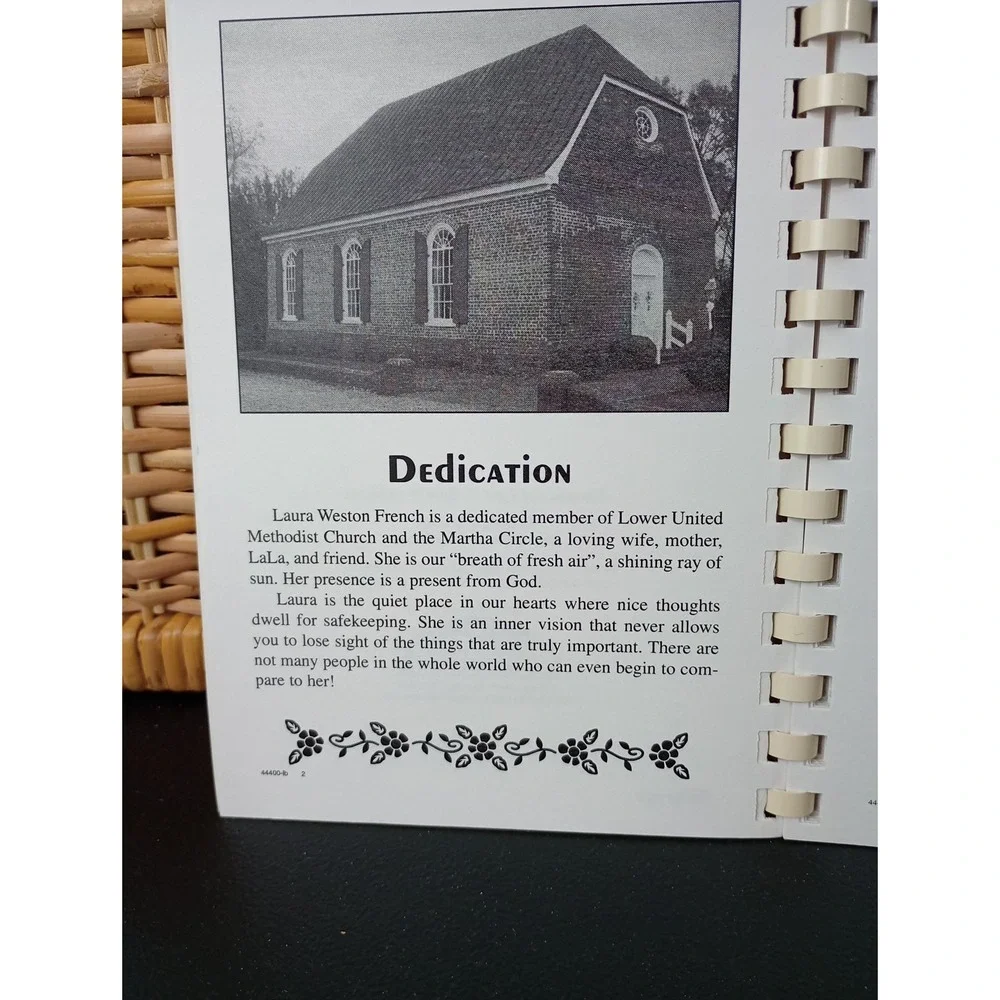Lower United Methodist Church Cookbook Hartfield,‎ VA 2002 Spiral